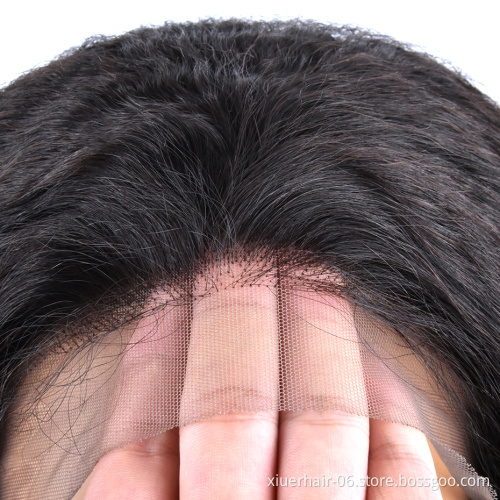 RTS Brazilian Long Women Hd Full Virgin Cuticle Aligned For Black Women Human Hair Wigs Lace Front